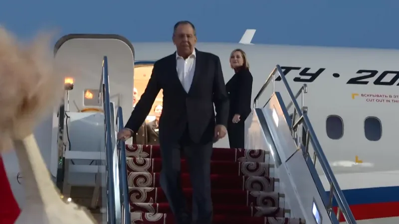 Lavrov lands in Kyrgyzstan to bolster regional ties