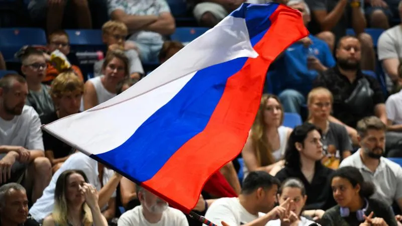 Russia returns to international sport