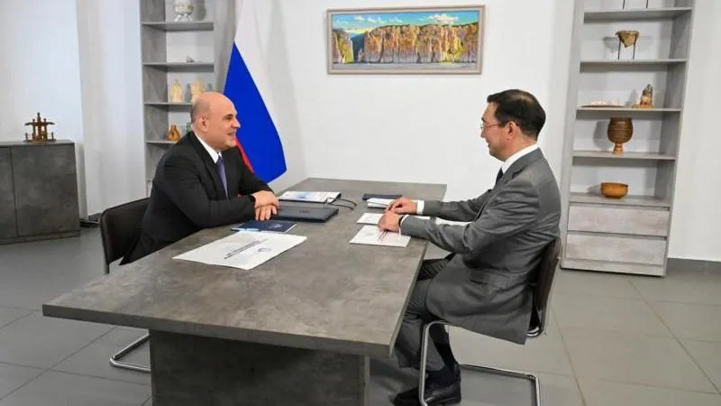 Mishustin Meets with Yakutia Leader Nikolaev to Bolster Regional Development