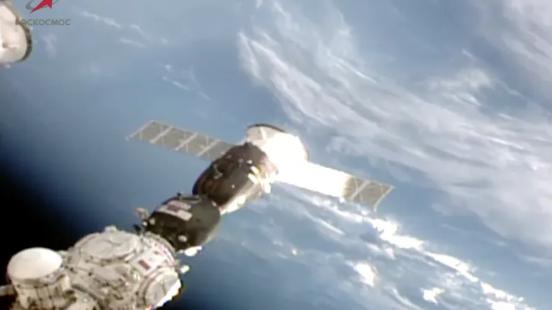 Soyuz MS-29 with international crew docks at the ISS